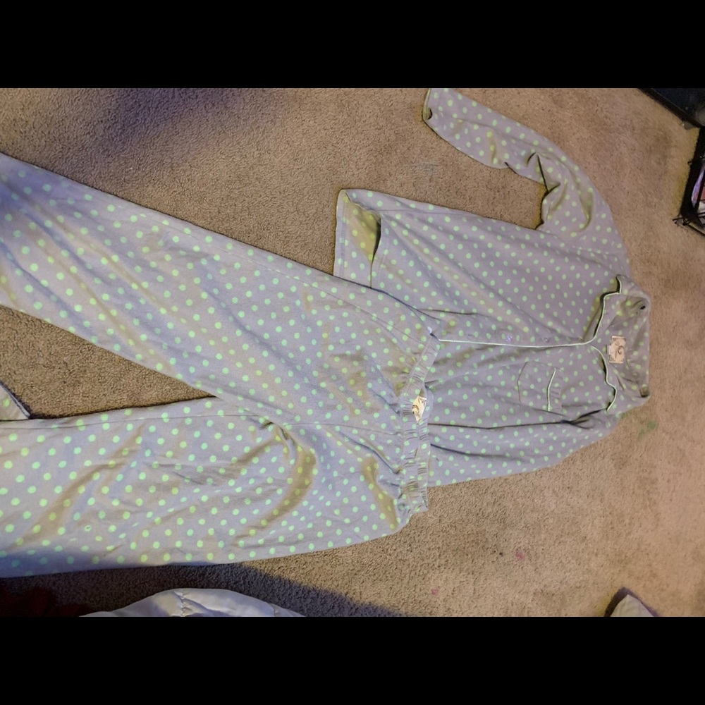 Polk a dot pajamas
